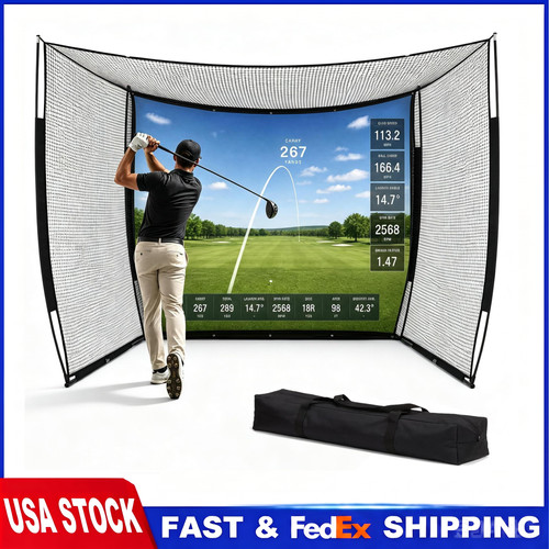 11x8ft golf simulator hitting - 11x8ft,